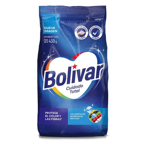 Detergente bolivar cuidado total 430gr